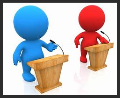 Progetto dibattito. 2 oratori che dibattono